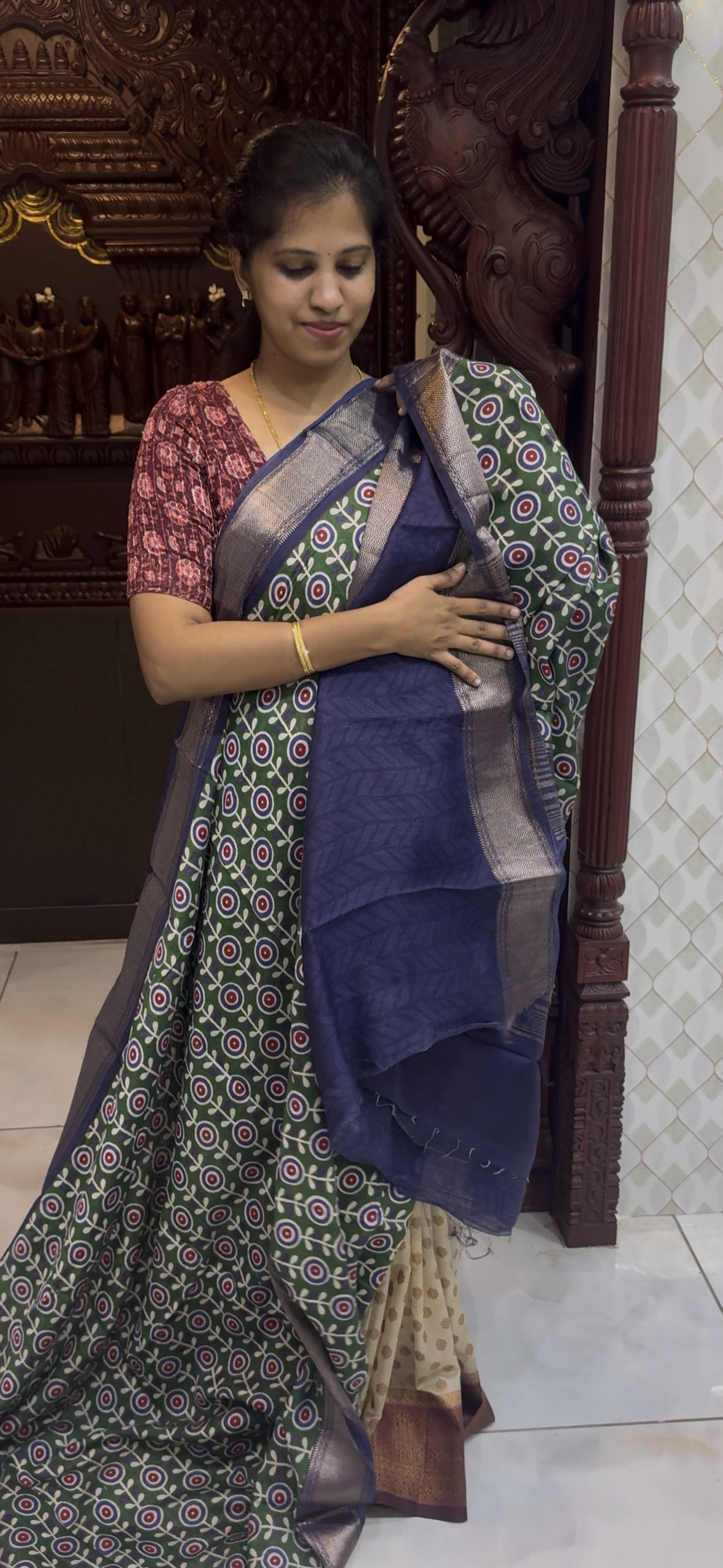 Moonga Silk Sarees | DSM071