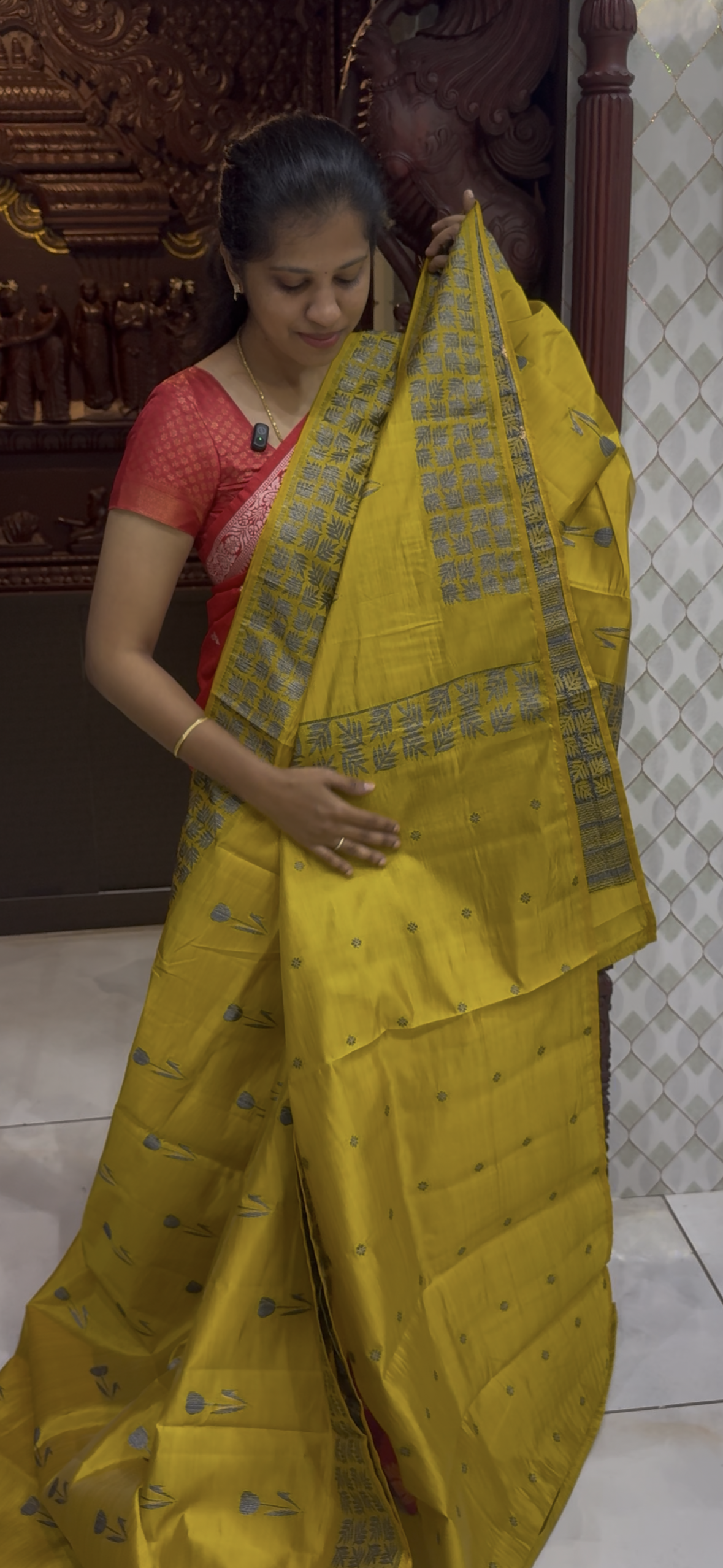 Dupion Tussar Saree 1810 | DSAD033