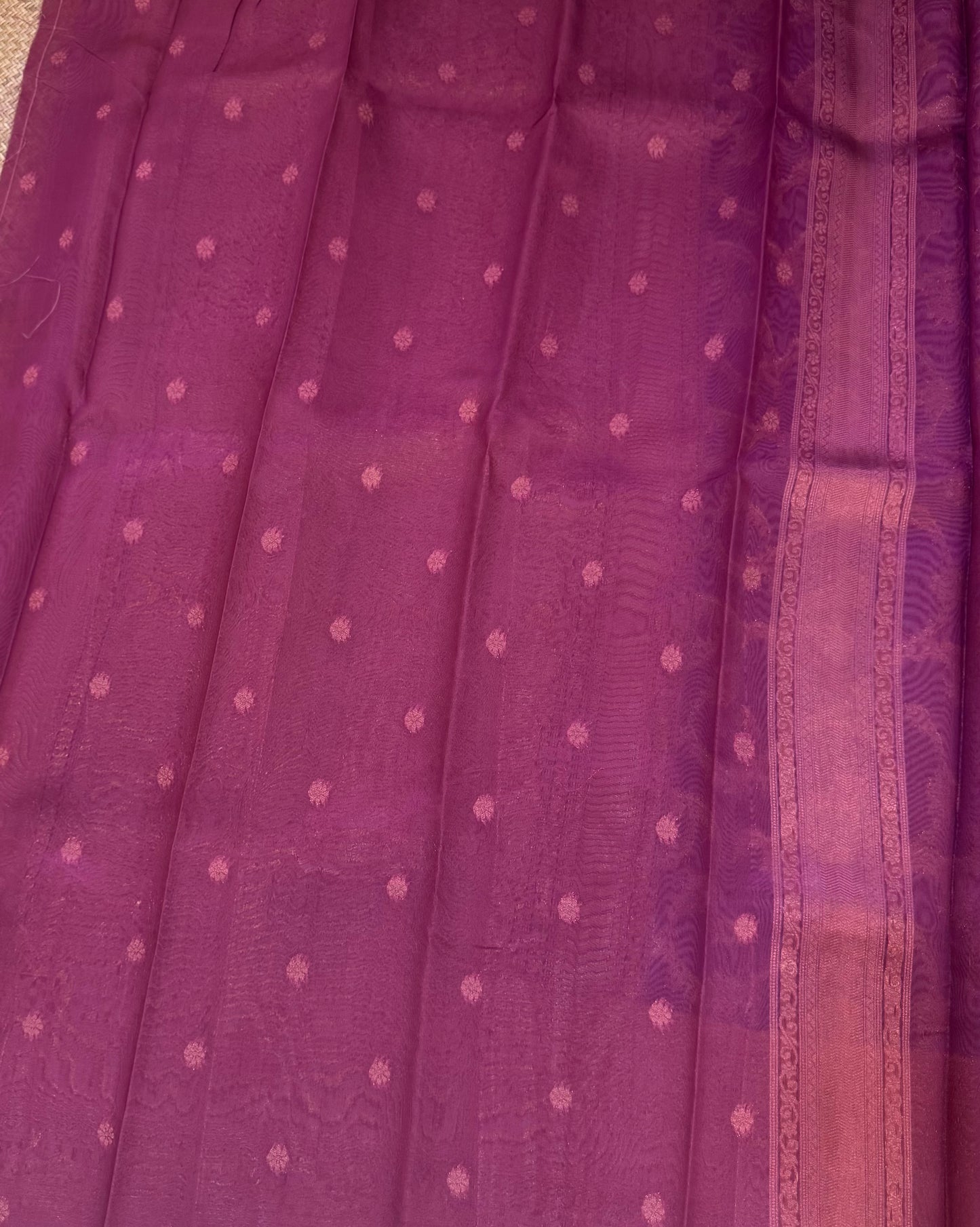 3d Banaras Organza Silk Sarees | DSM001