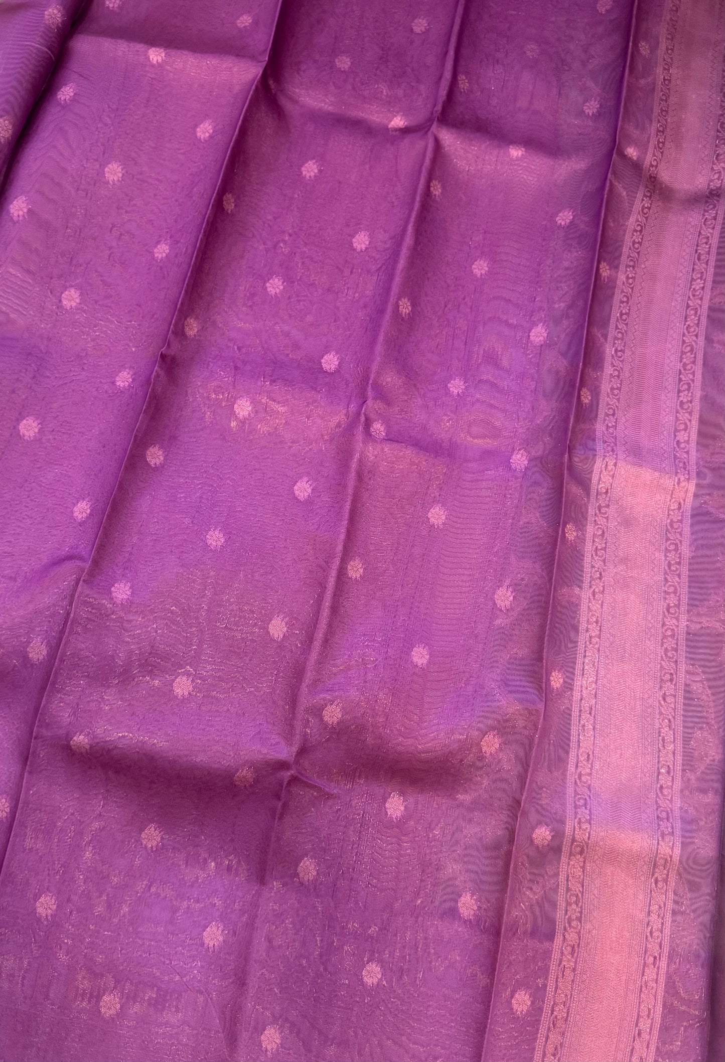 3d Banaras Organza Silk Sarees | DSM001