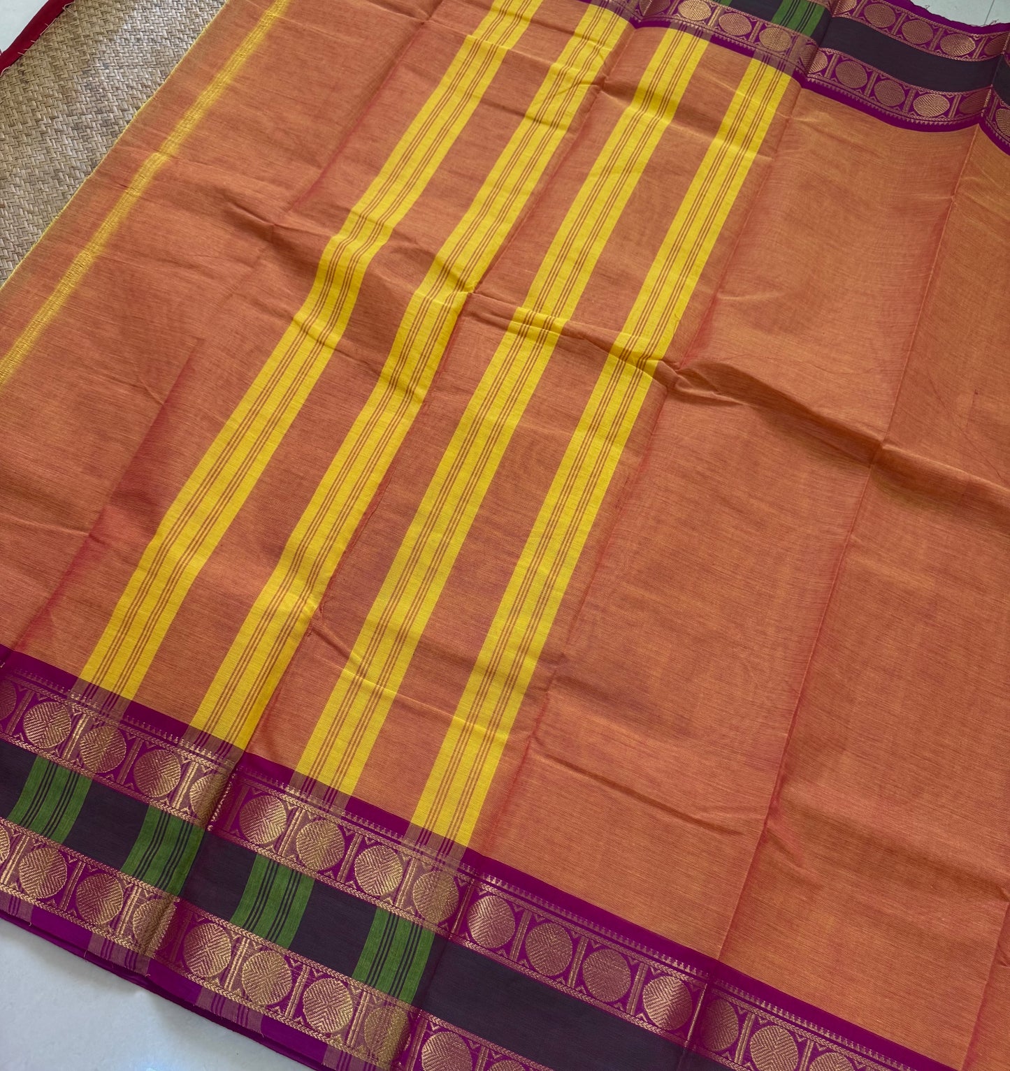 Handloom Kanchi Cotton Sarees| DSAJ004