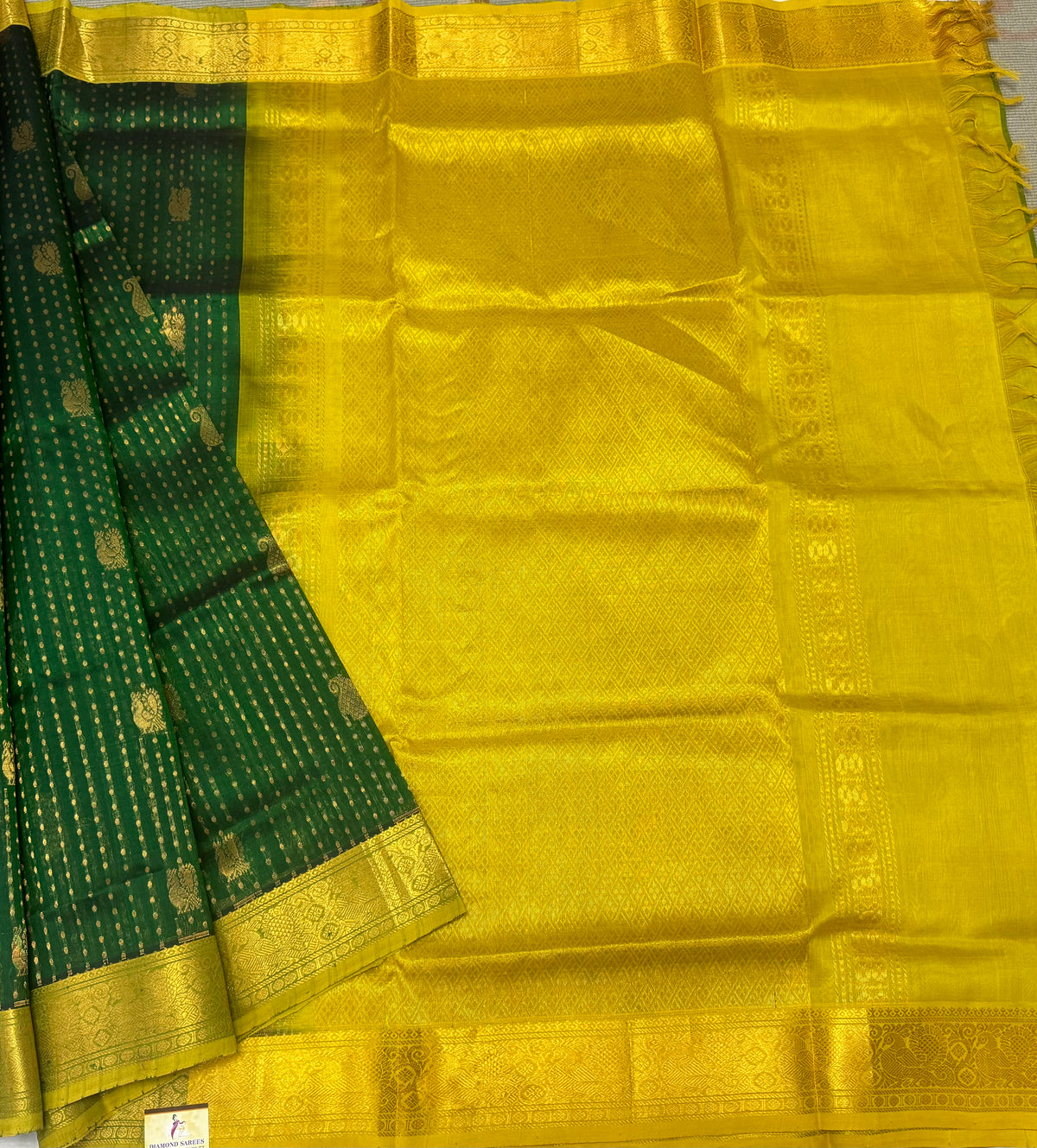 Pure Silk Cotton Dot Line| DSZ001