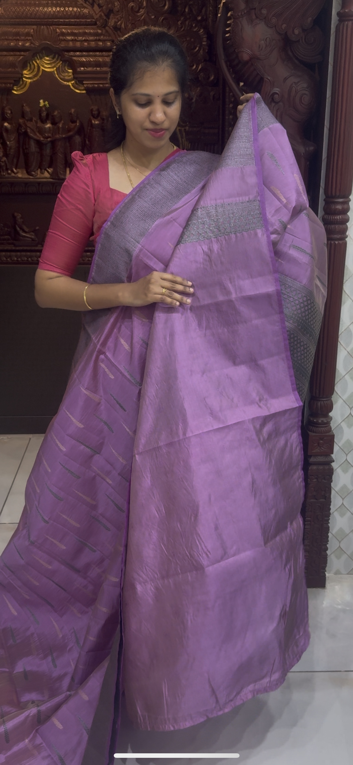 Dupion Tussar Saree 1810 | DSAD033