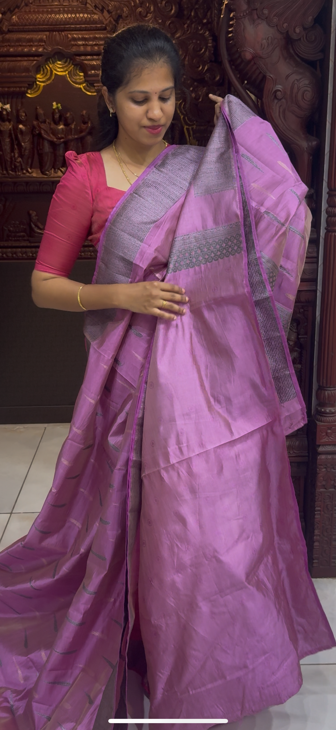 Dupion Tussar Saree 1810 | DSAD033