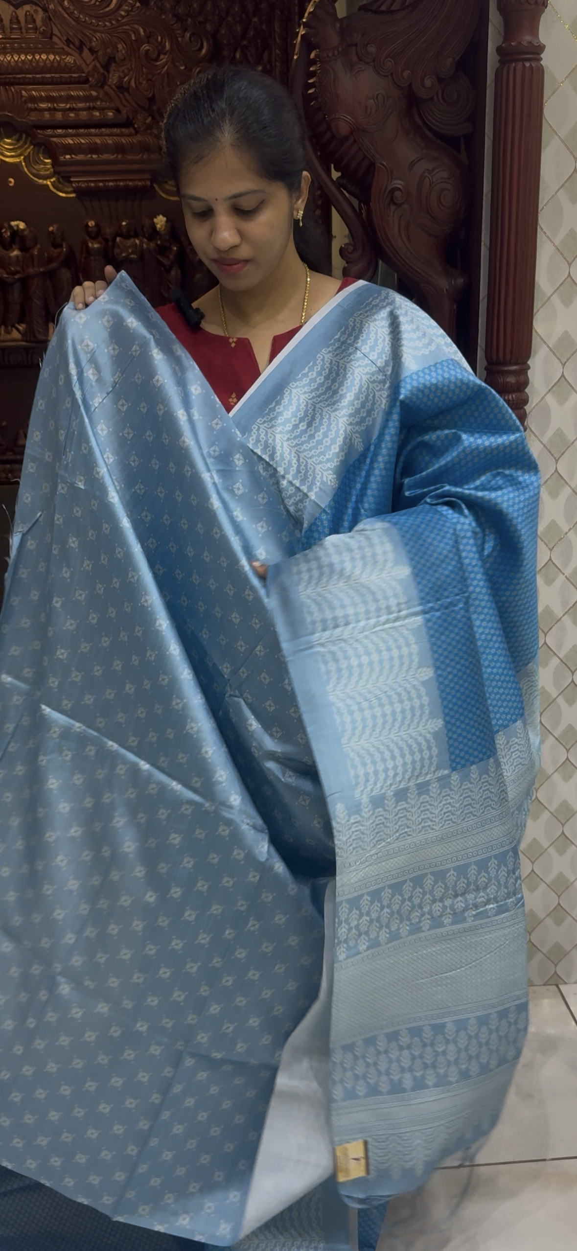 Digital Printed Semi Tussar Sarees | DSM121