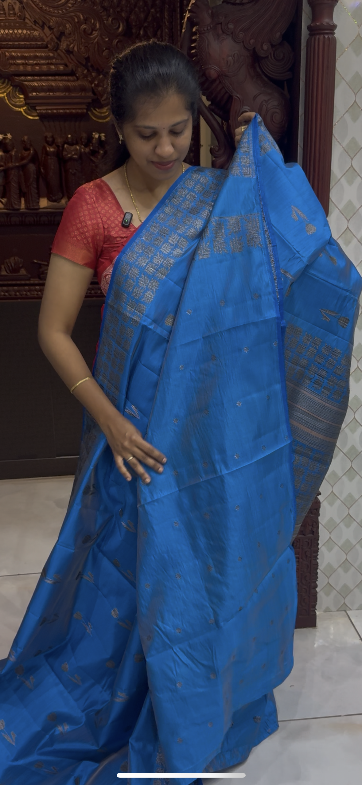Dupion Tussar Saree 1810 | DSAD033