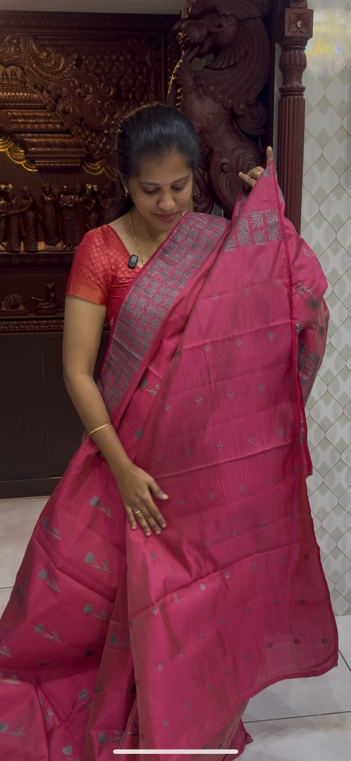 Dupion Tussar Saree 1810 | DSAD033