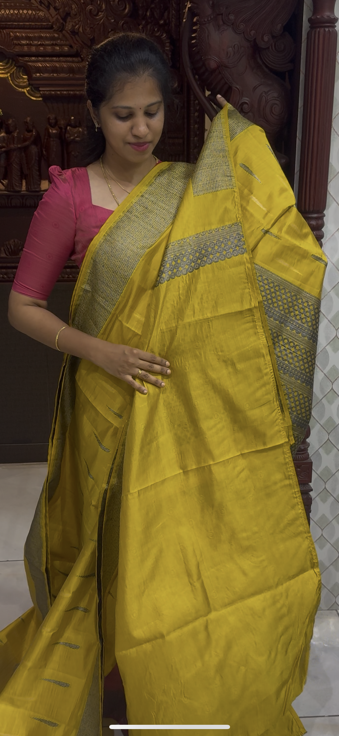 Dupion Tussar Saree 1810 | DSAD033