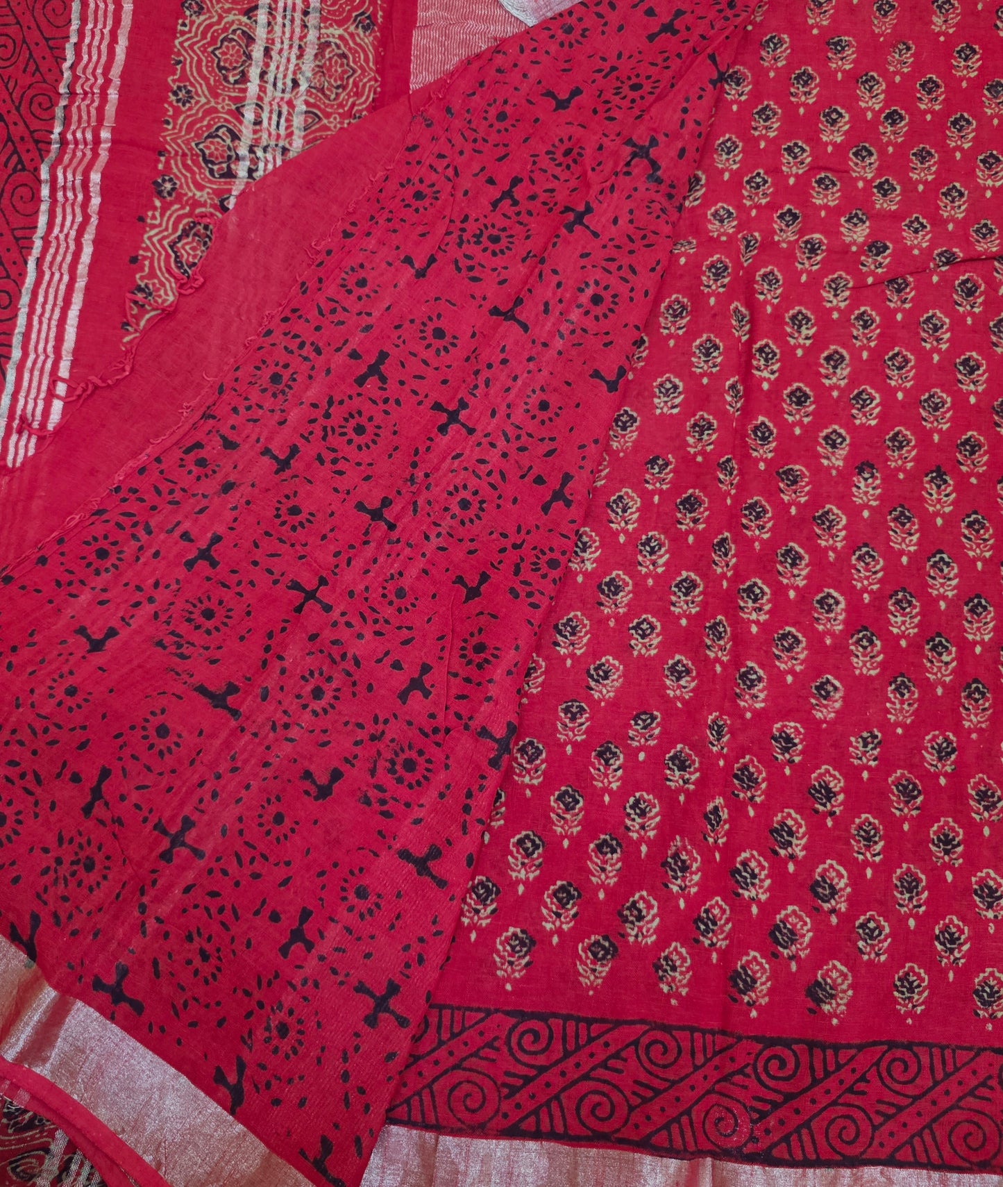 Pure Linen Cotton Sarees| DSAL002