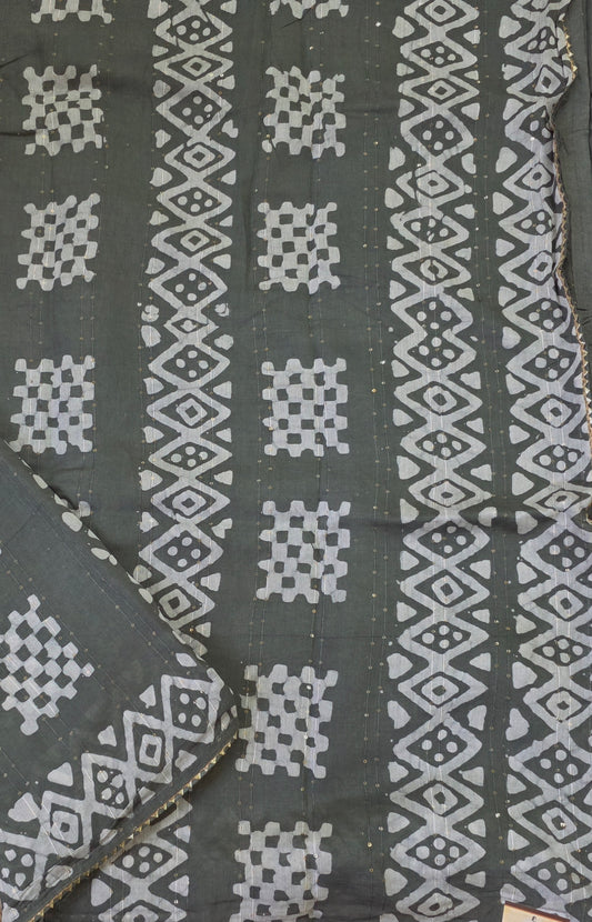 Baswada Cotton With Sequence Work| DSM051