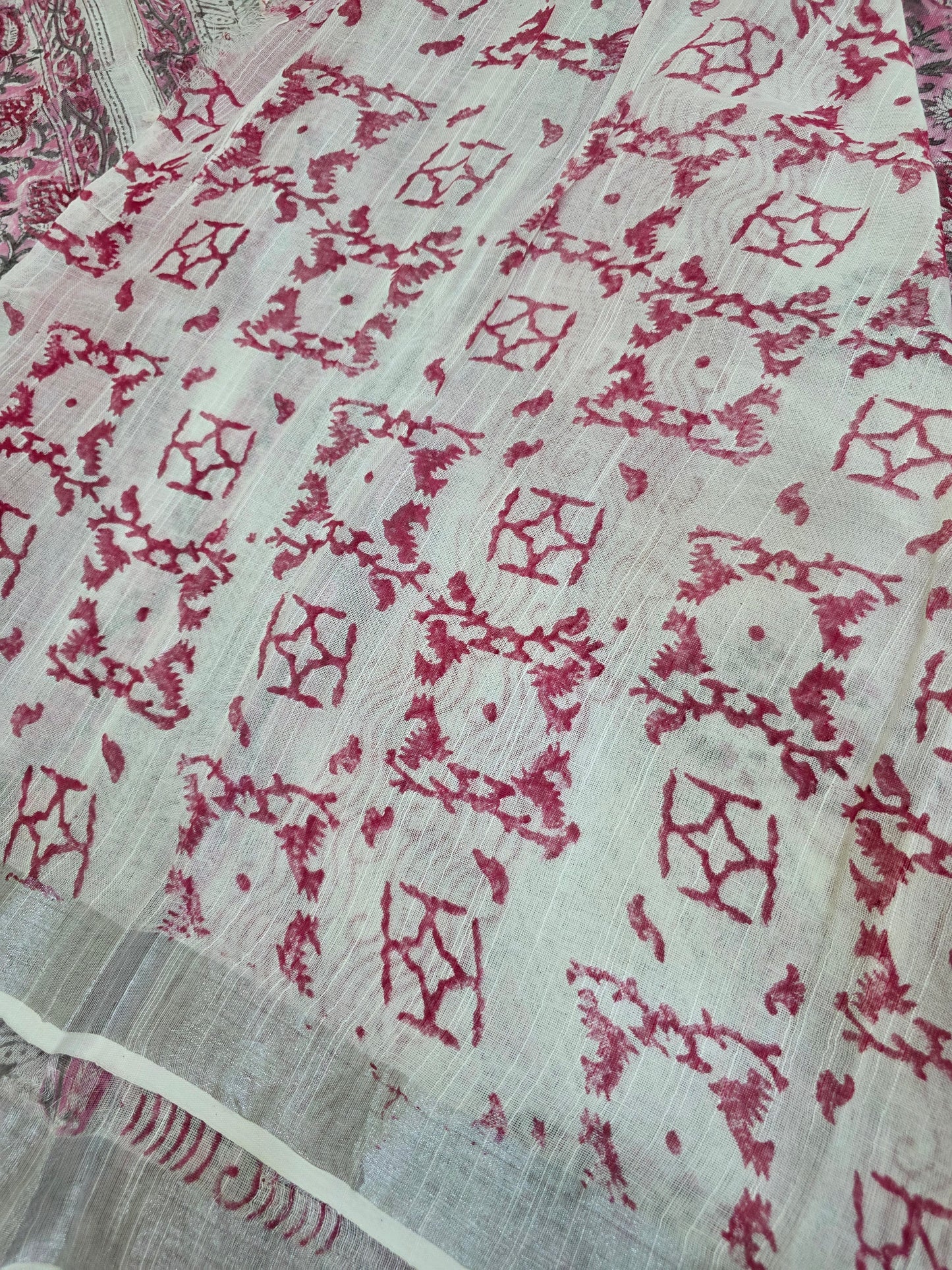 Pure Linen Cotton Sarees| DSAL002