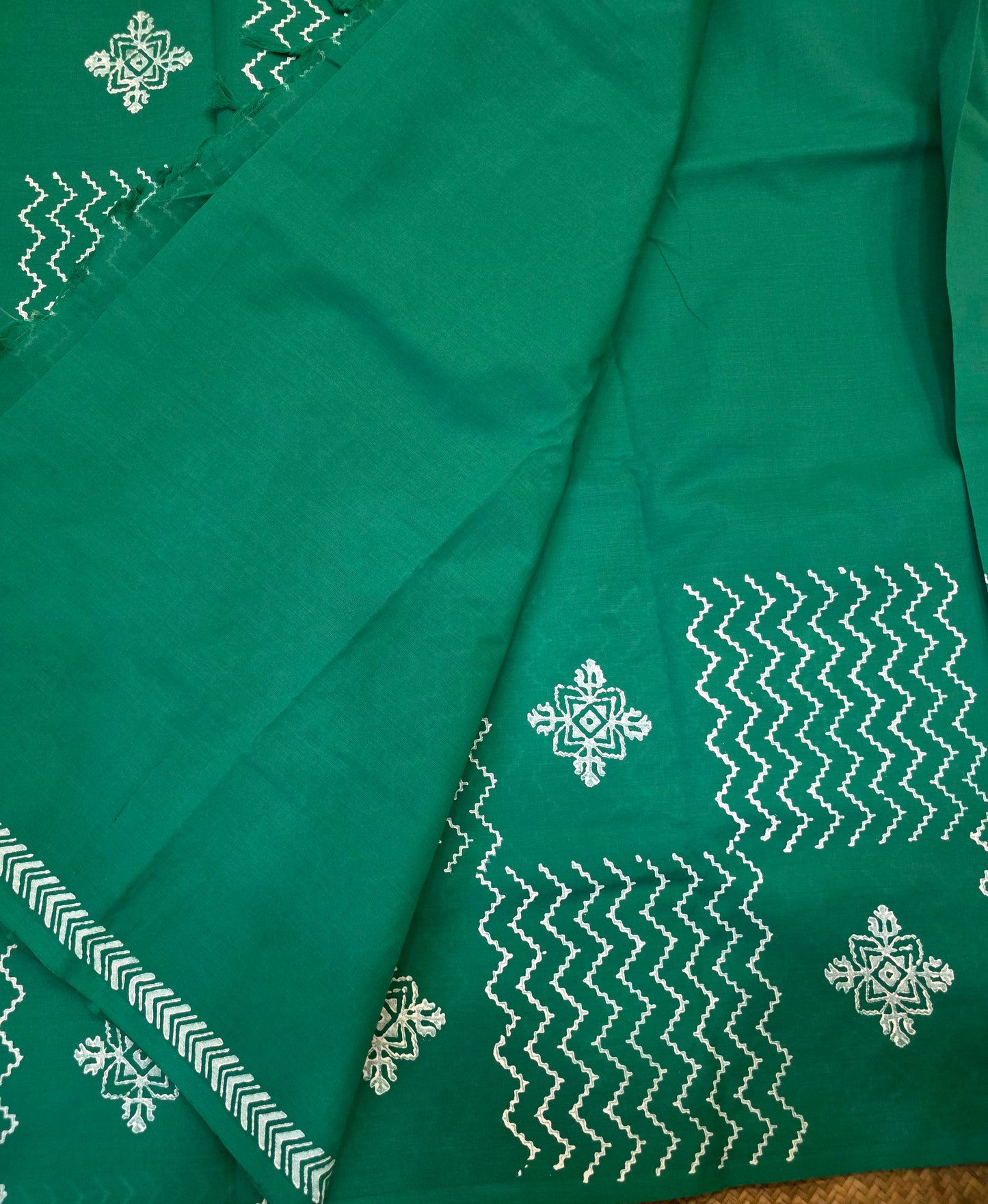 South Mix Cotton Sarees With extra Printed Blouse | DSAH002