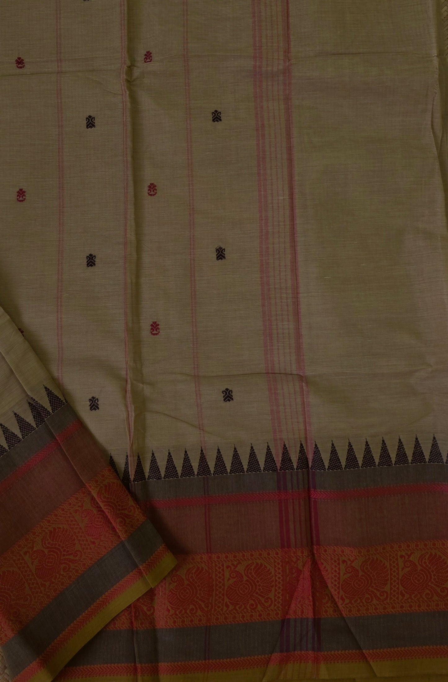Handloom Kanchi Cotton Saree | DSAE008