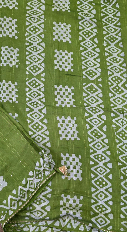 Baswada Cotton With Sequence Work| DSM051