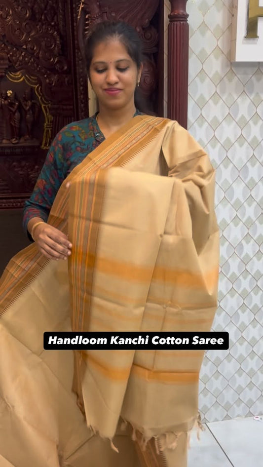 Handloom Kanchi Cotton Saree