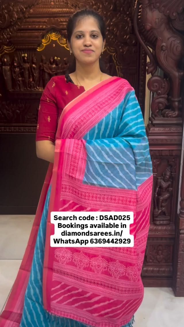 Fancy Chanderi Cotton Sarees✨

Product search code : DSAD025

Budget friendly ✅
Lightweight ✅
Easy m