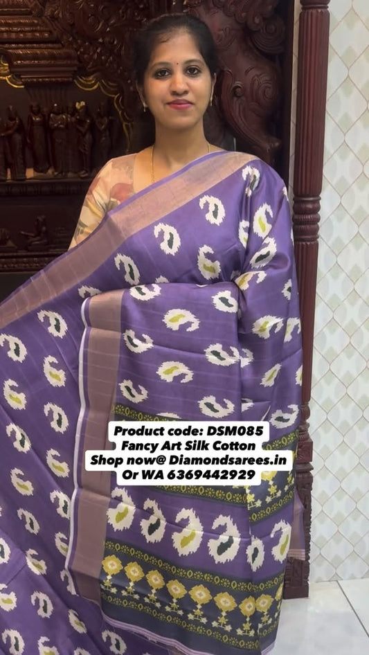 Product code: DSM085
Fancy Art Silk Cotton
Shop now@ Diamondsarees.in
Or WA 6369442929