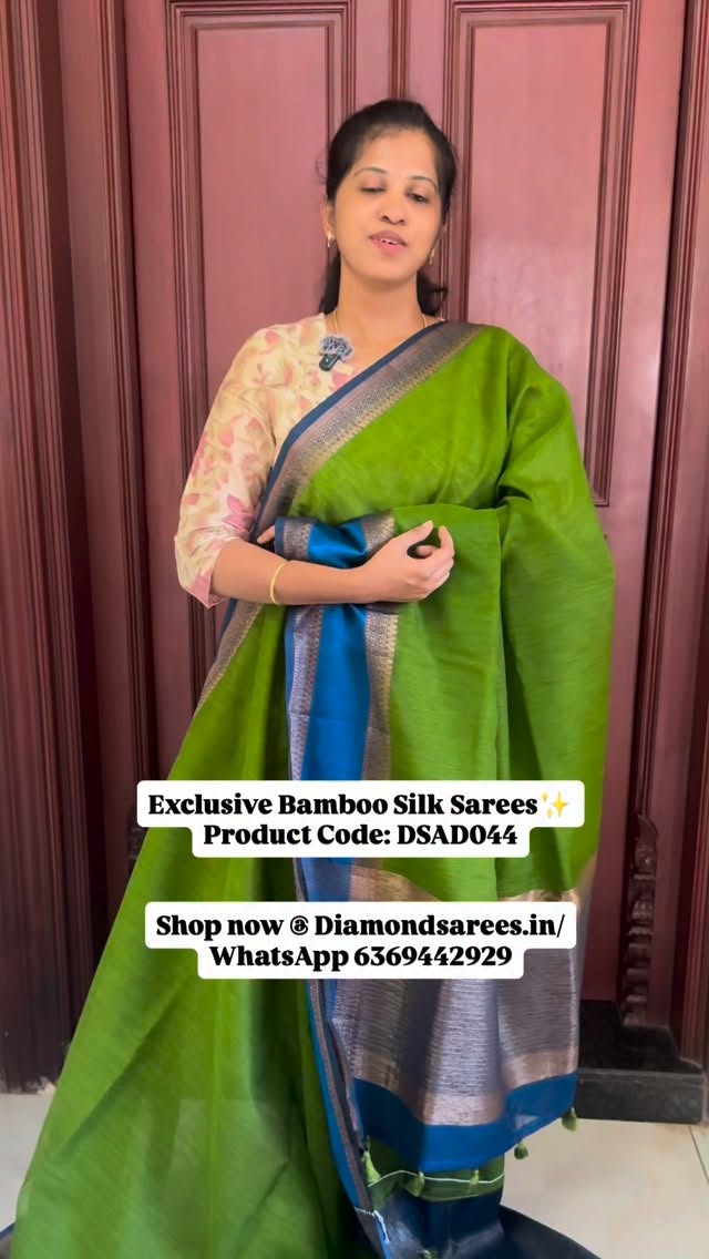 Exclusive Bamboo Silk Sarees with Retta Petta Border!

Search code : DSAD044

Now available @ diamon