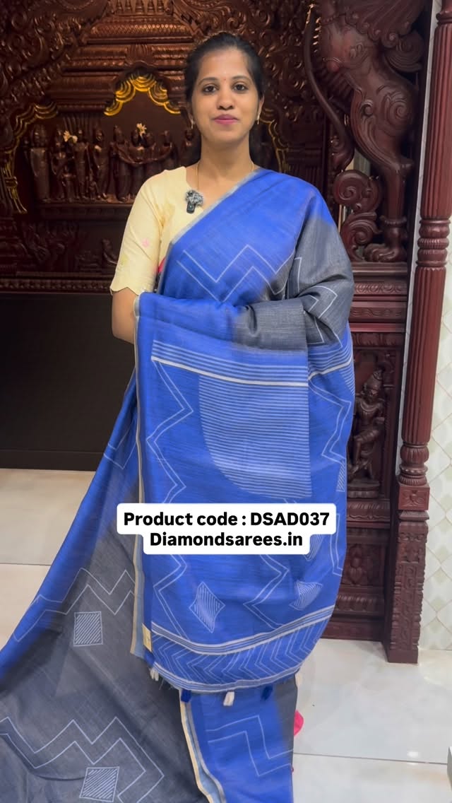 Lightweight shimmery tissue linen saree in geometrical pattern

Product code : DSAD037

Book now @