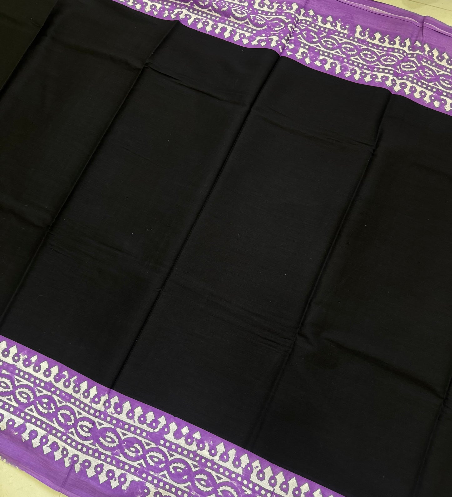 Handblock Print MulMul Cotton Sarees | DSAD012