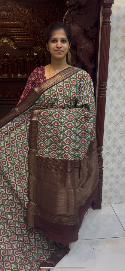 Moonga Silk Sarees | DSM071