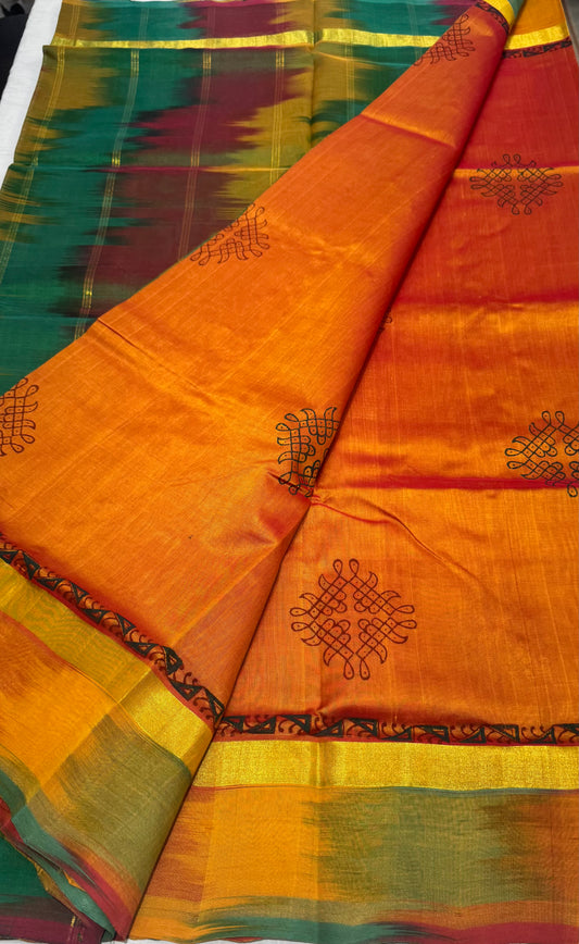 Printed Kanchi Pure Silk Cotton| DSW004