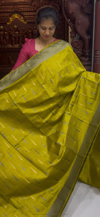 Dupion Tussar Saree 1810 | DSAD033
