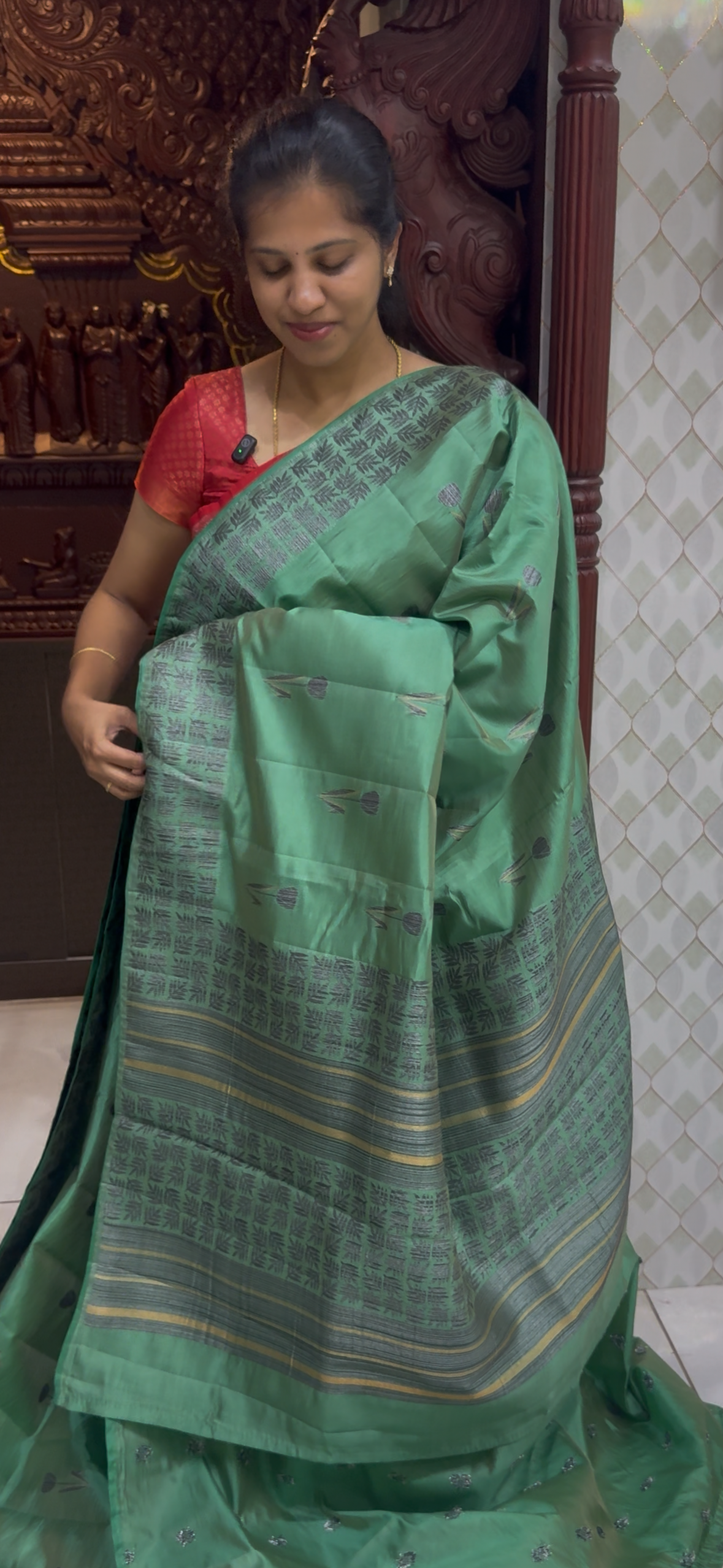 Dupion Tussar Saree 1810 | DSAD033