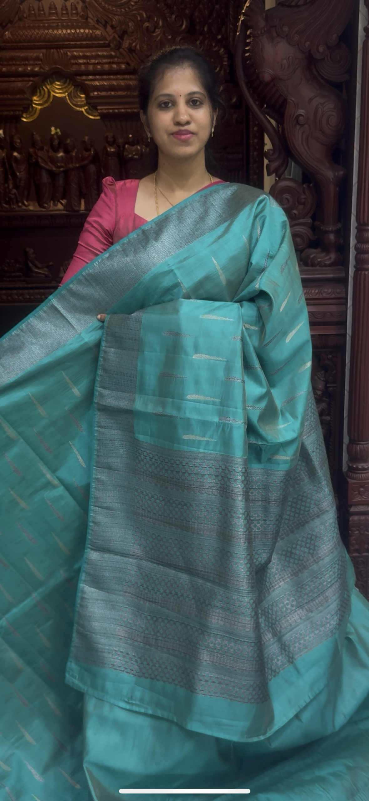 Dupion Tussar Saree 1810 | DSAD033