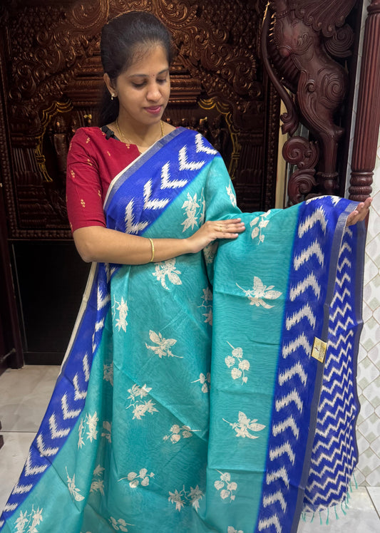 Fancy Chanderi Cotton Sarees | DSAD025