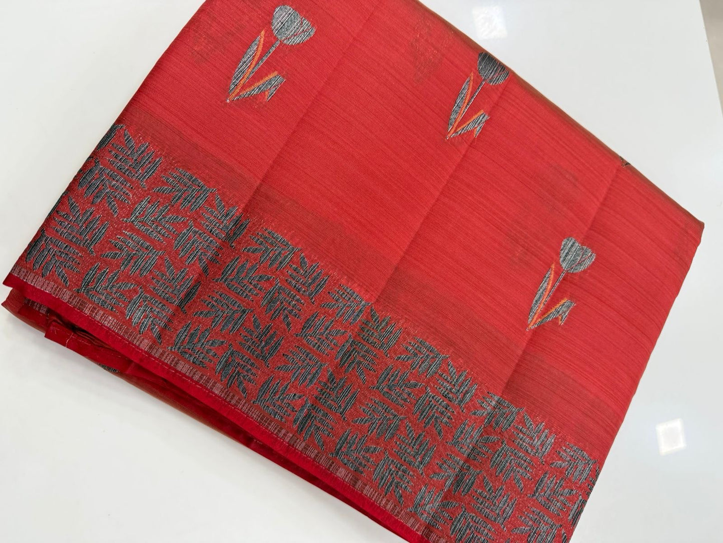 Dupion Tussar Saree 1810 | DSAD033