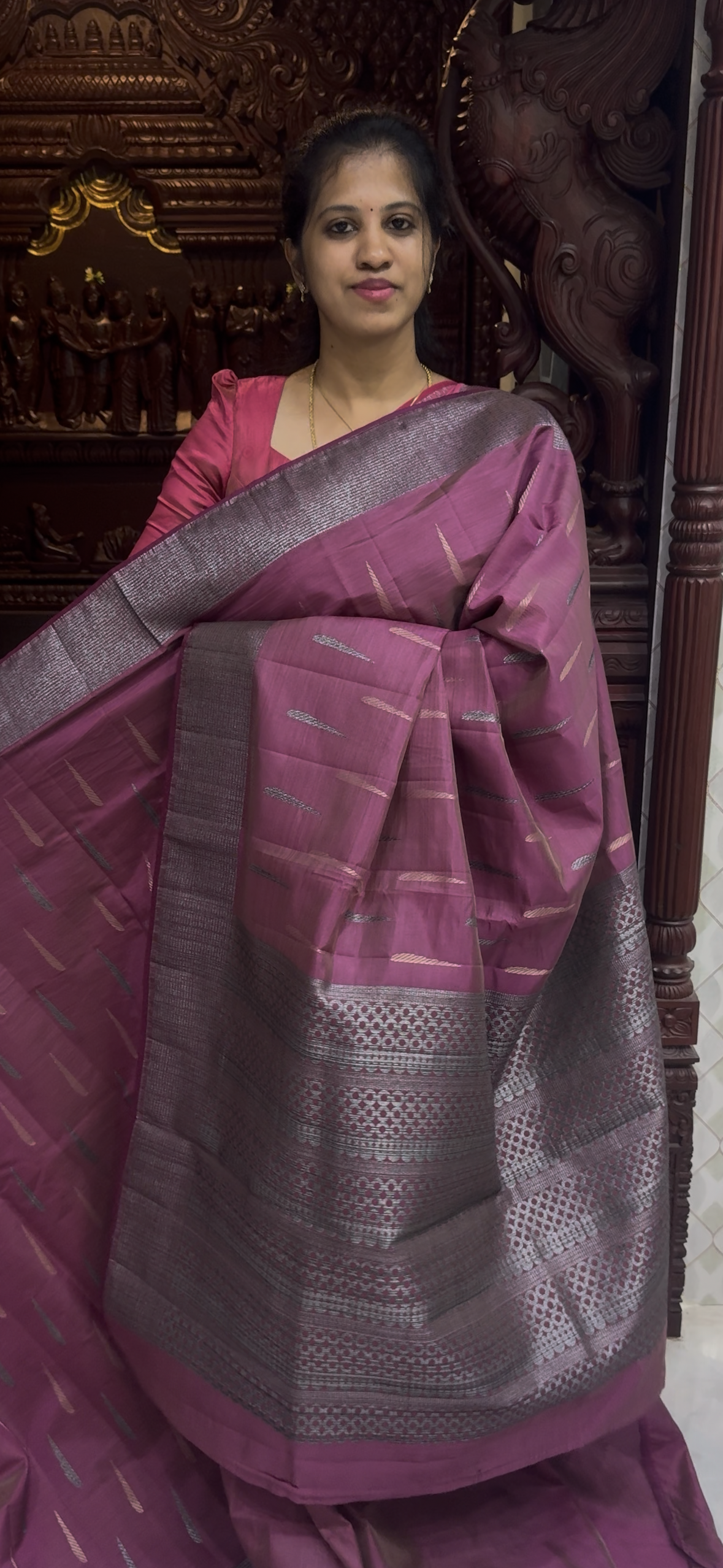Dupion Tussar Saree 1810 | DSAD033