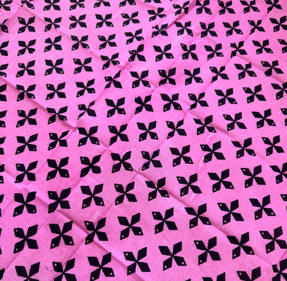 Handblock Print MulMul Cotton Sarees | DSAN001