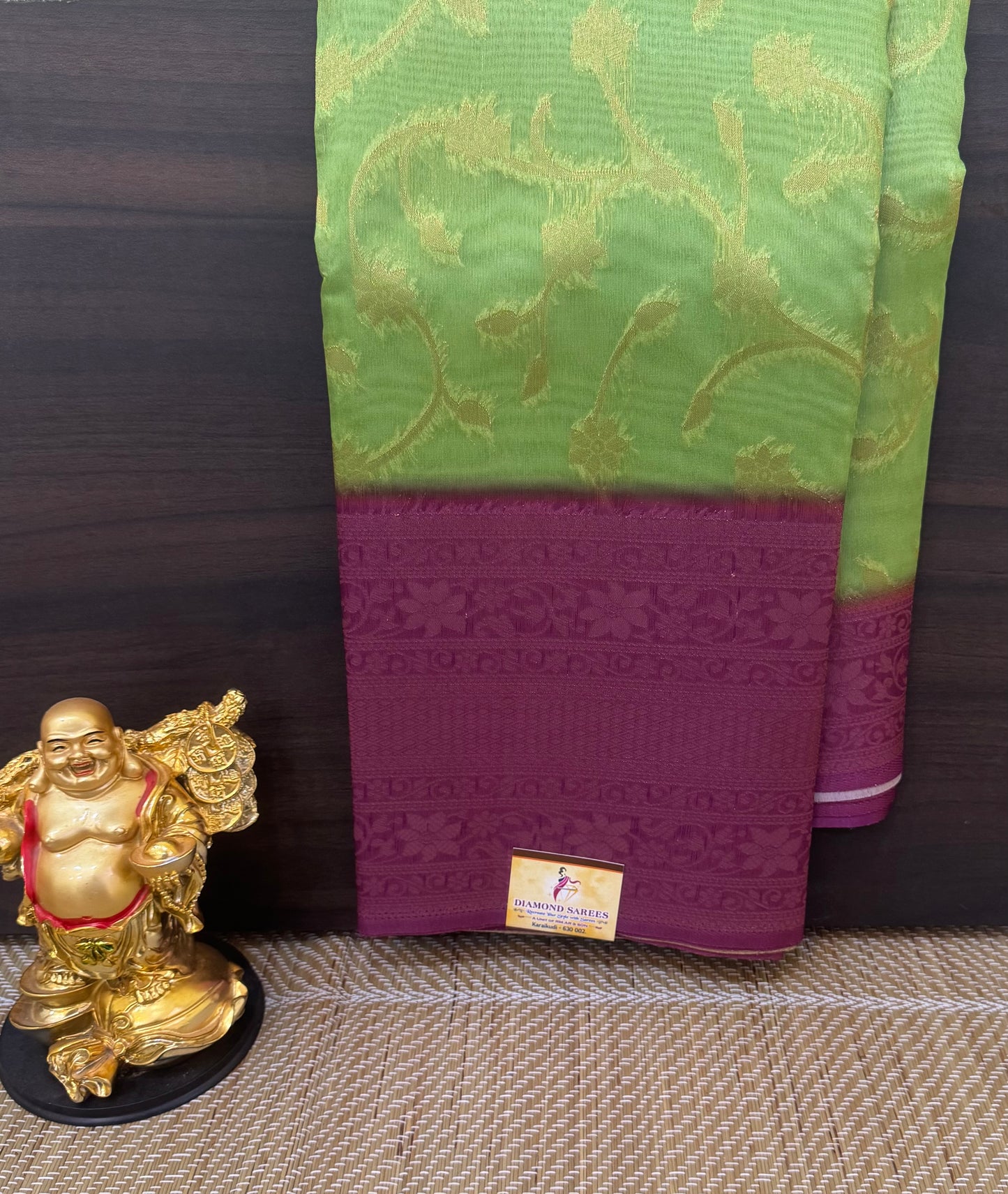 3d Banaras Organza Silk Sarees | DSM001