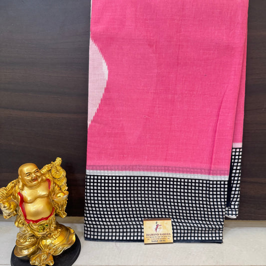 Handblock Print MulMul Cotton Sarees | DSAN001