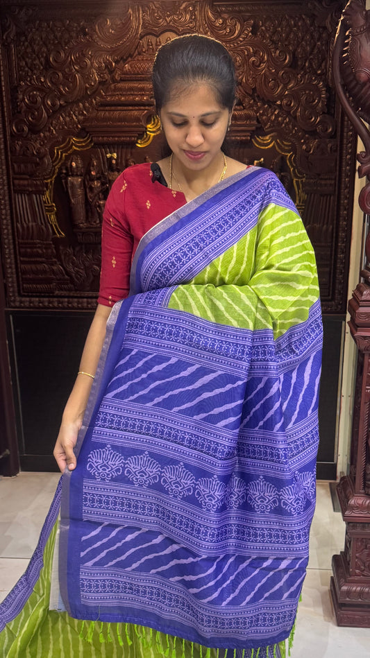 Fancy Chanderi Cotton Sarees | DSAD025