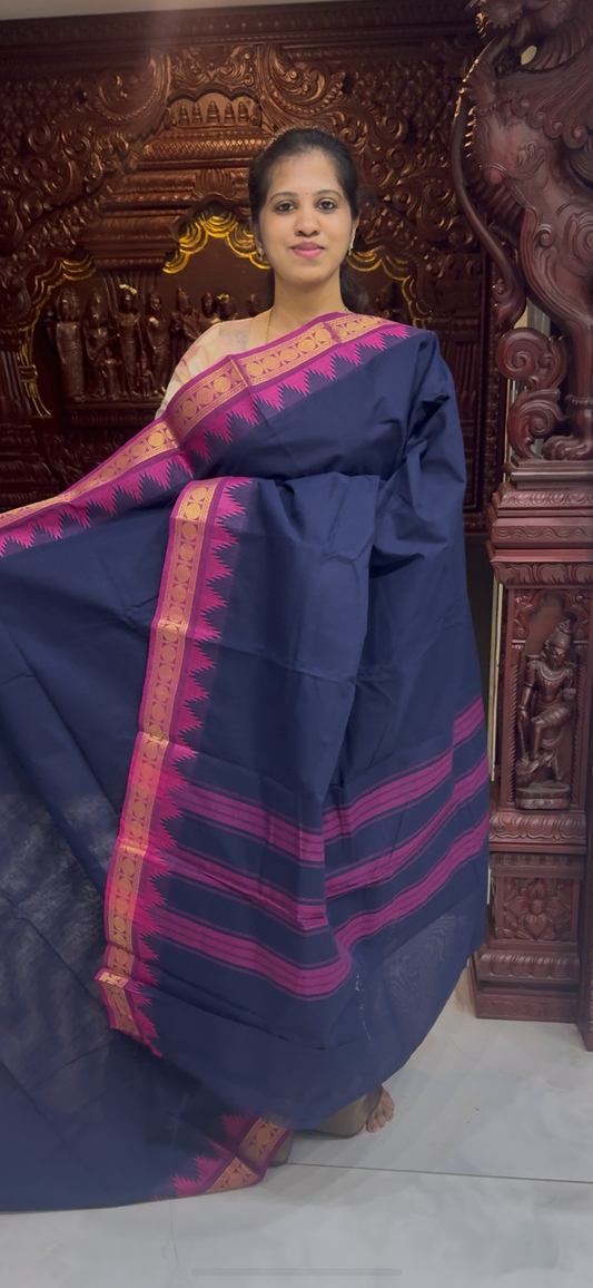 Handloom Kanchi Cotton Saree | DSAJ002