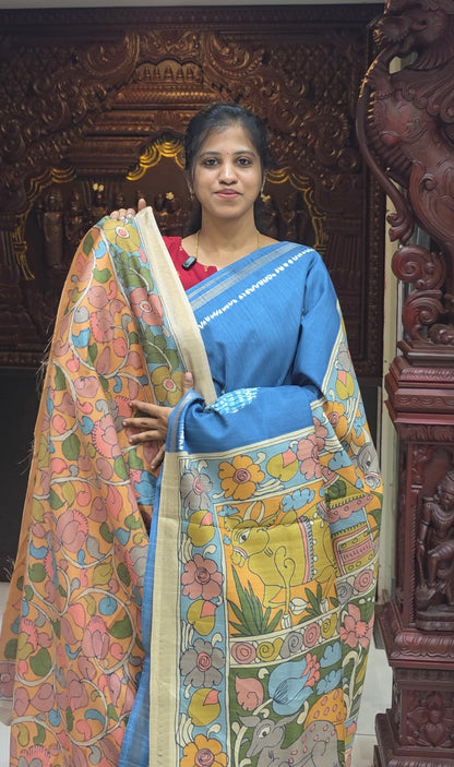 Malai Tussar Silk Sarees | DSAD053