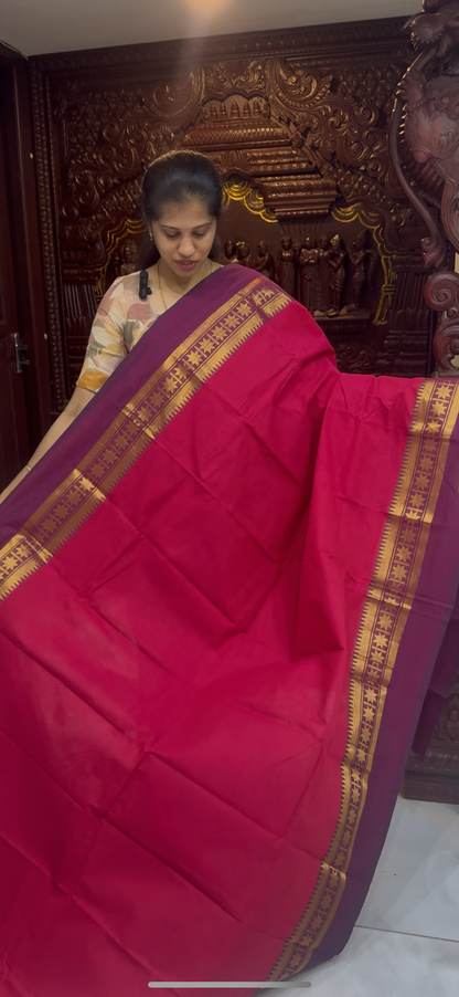 Handloom Kanchi Cotton Saree | DSAJ002