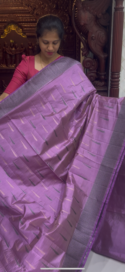 Dupion Tussar Saree 1810 | DSAD033