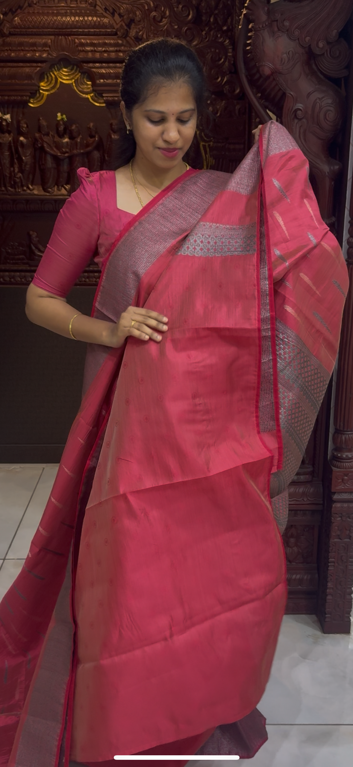 Dupion Tussar Saree 1810 | DSAD033