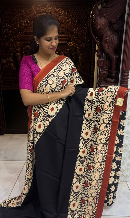 Handblock Print MulMul Cotton Sarees | DSAN001