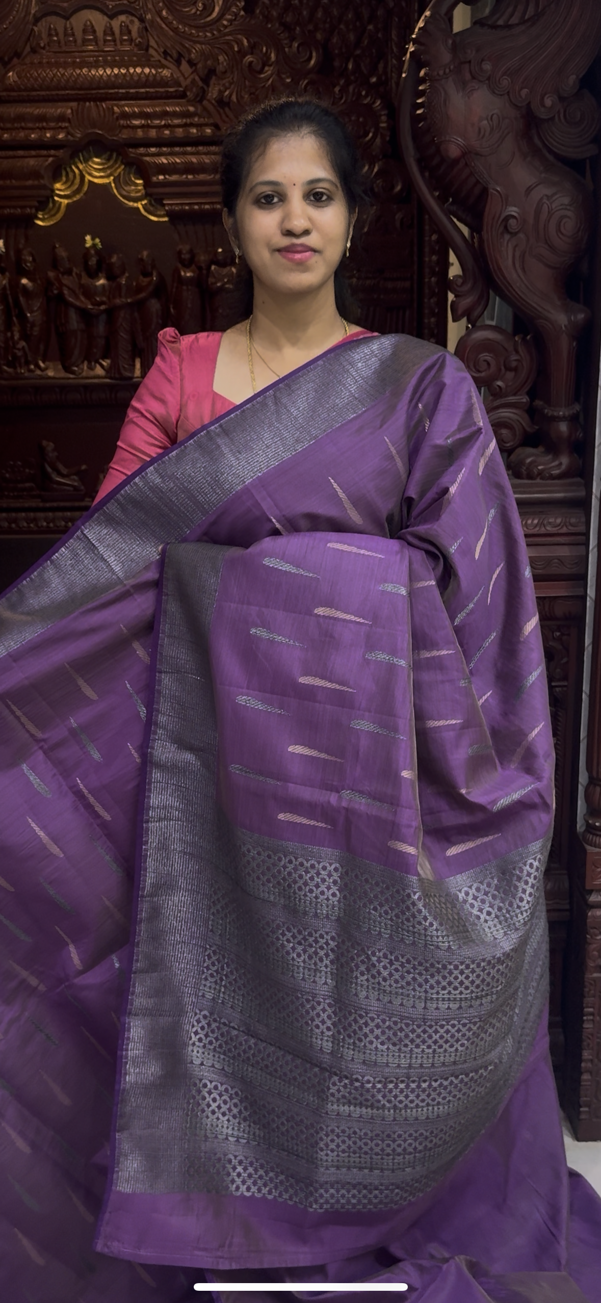Dupion Tussar Saree 1810 | DSAD033