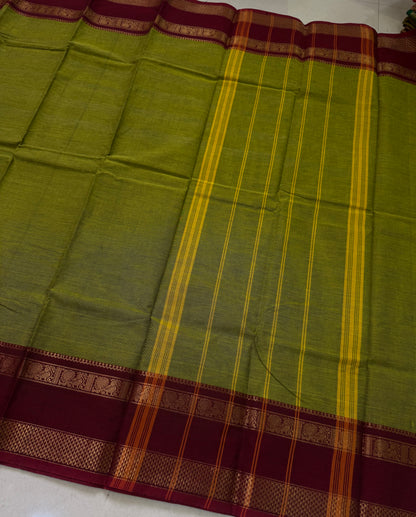 Handloom Kanchi Cotton Sarees| DSAJ004