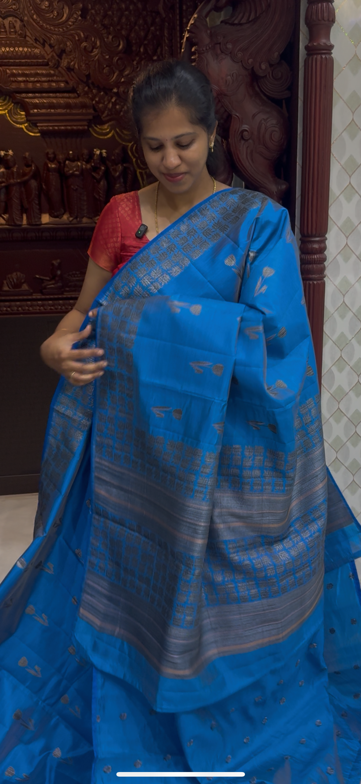 Dupion Tussar Saree 1810 | DSAD033