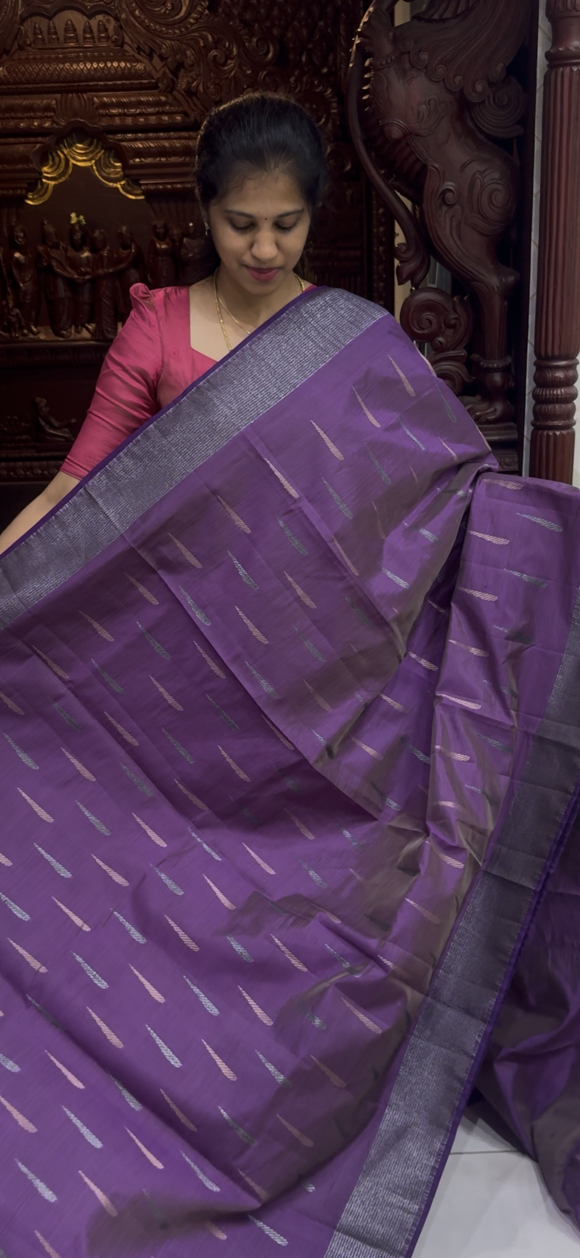 Dupion Tussar Saree 1810 | DSAD033