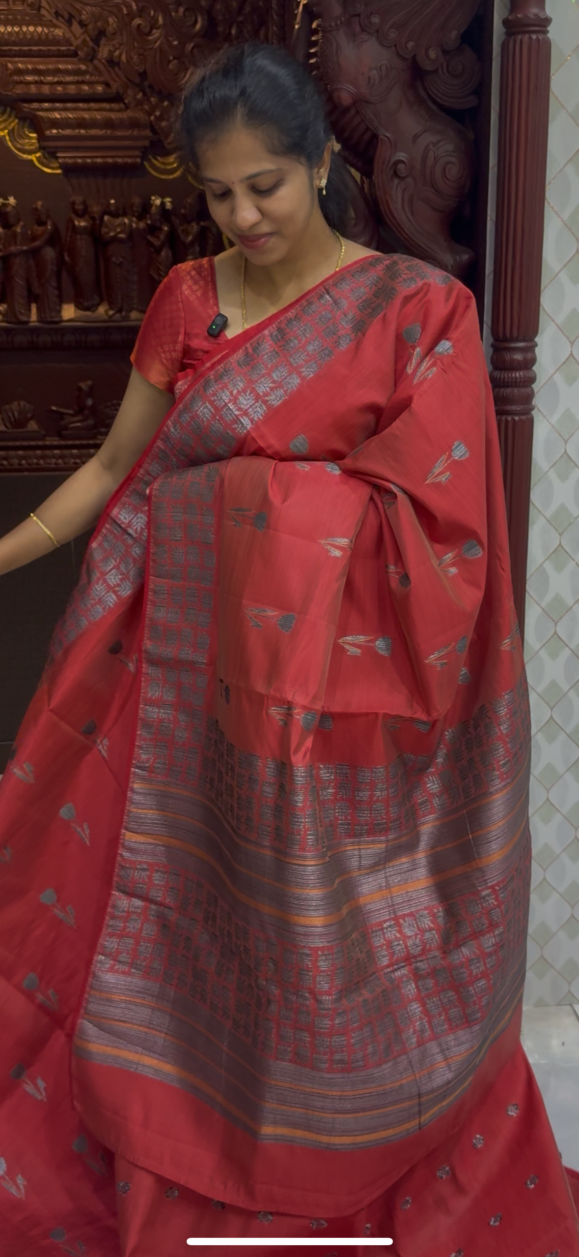 Dupion Tussar Saree 1810 | DSAD033