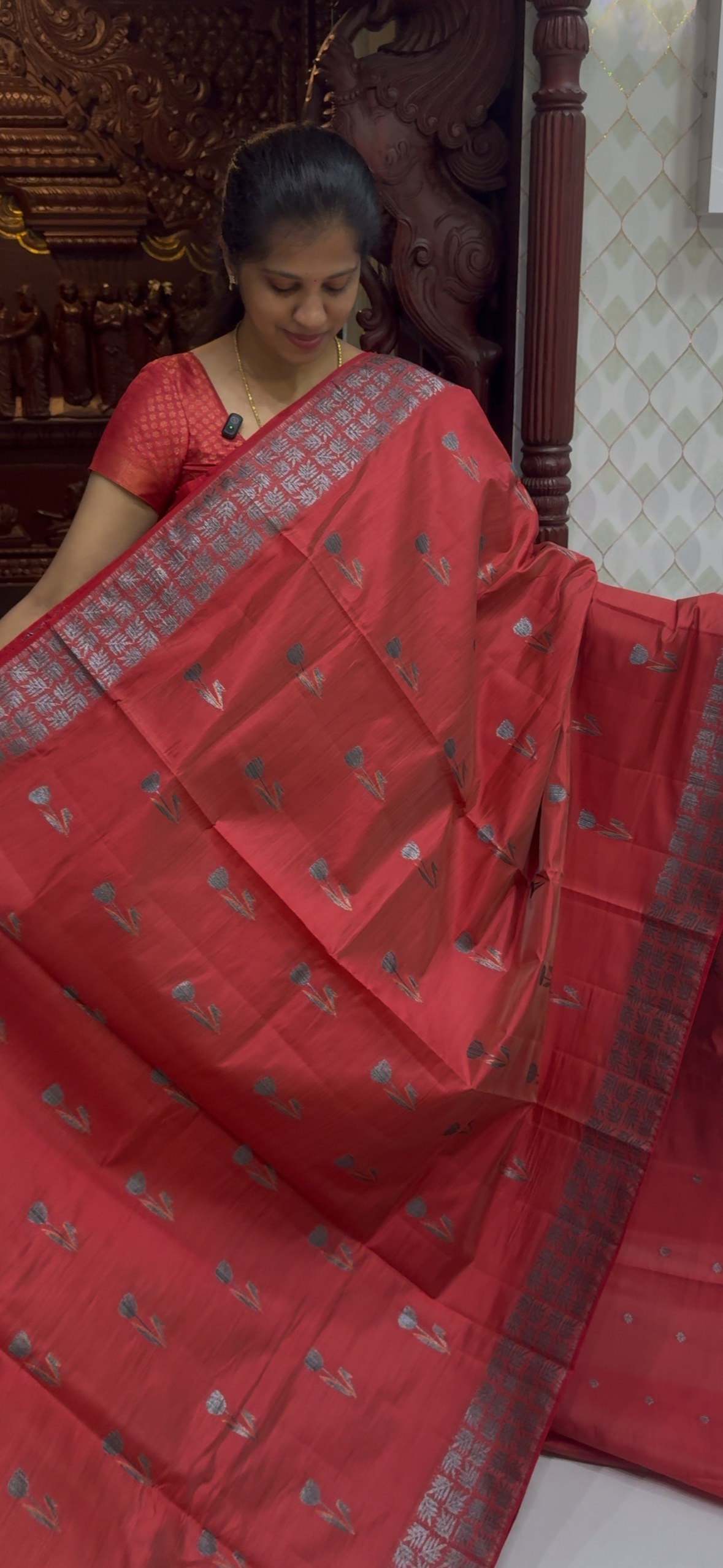 Dupion Tussar Saree 1810 | DSAD033