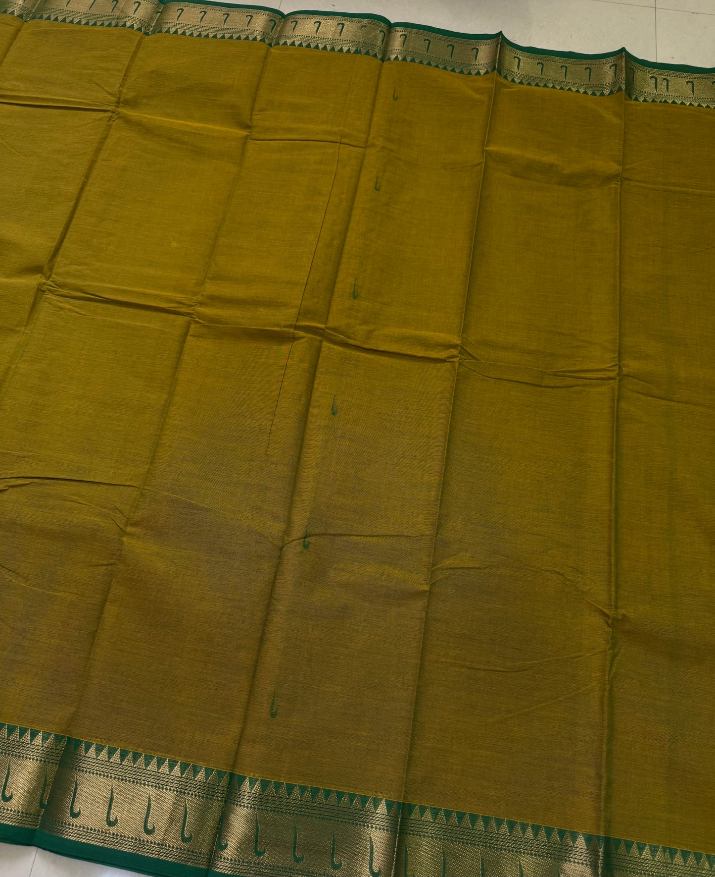 Handloom Kanchi Cotton Saree with Butta Body| DSAF001
