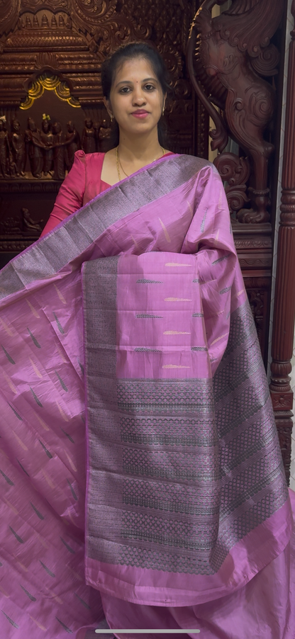 Dupion Tussar Saree 1810 | DSAD033